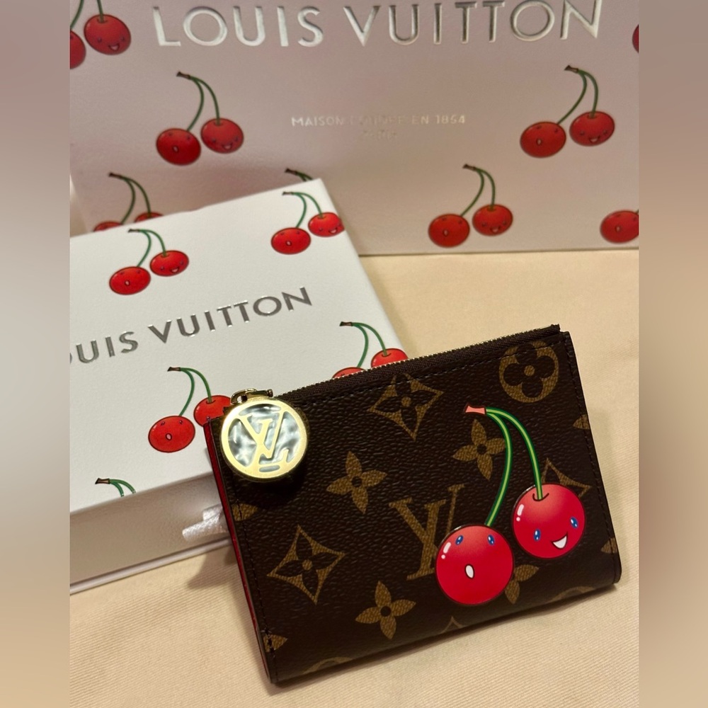 Louis Vuitton Murakami Cerise Lisa Wallet